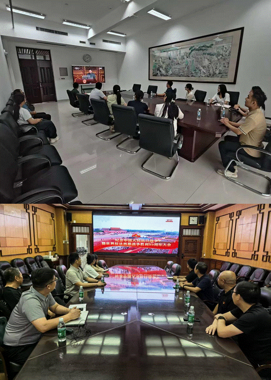 校长办公室收看照片1,校长办公室收看照片2